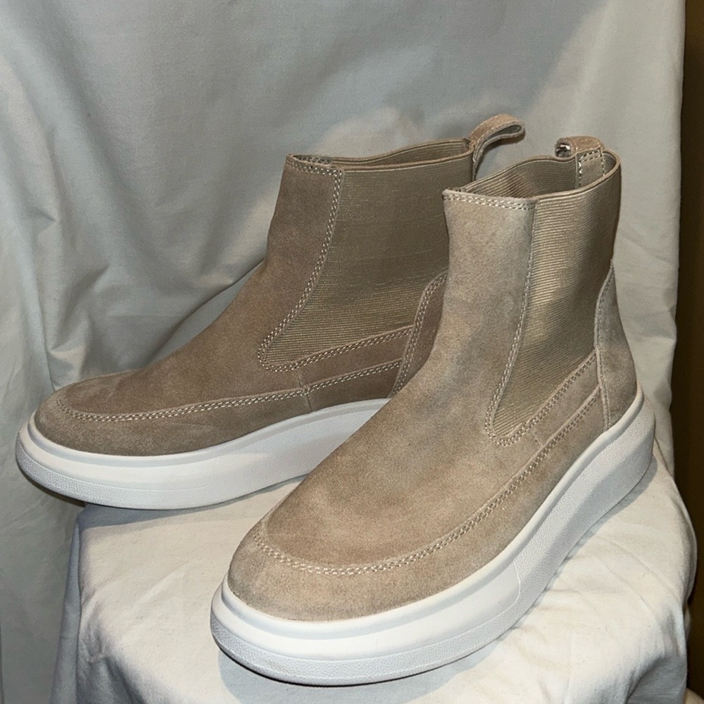 Nurture Rebalance Suede High Top Platform Sneaker-Sz 9m